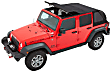 56853-35 Trektop Fastback Soft Top - With Frame (Frame Included) Black diamond