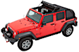 56853-35 Trektop Fastback Soft Top - With Frame (Frame Included) Black diamond