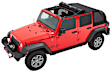56853-35 Trektop Fastback Soft Top - With Frame (Frame Included) Black diamond