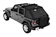 56863-17 Trektop Fastback Soft Top - With Frame (Frame Included) Black