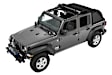 56863-17 Trektop Fastback Soft Top - With Frame (Frame Included) Black