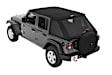 56863-35 Trektop Fastback Soft Top - With Frame (Frame Included) Black diamond