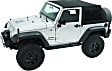 2004 Jeep Wrangler - Trektop Fastback Soft Top, With Frame (Frame Included), TJ Body; No Doors Included, Black twill, OEM 3-layer twill