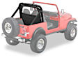 80028-01 Wind Screen - Black, Vinyl, Direct Fit, Sold individually