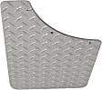 DZ1808 Mud Flaps, Diamond brite, Aluminum