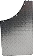 DZ1808 Mud Flaps, Diamond brite, Aluminum