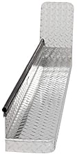 DZ2044 Brite-Tread Series Running Boards, Diamond brite Non-Powered Aluminum Set of 2