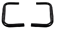 DZ3700301 Nerf Bars Powdercoated Black Nerf Bars, Covers Cab Length - Set of 2 - Universal Nerf Bars