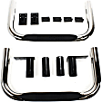 DZ3700303 Nerf Bars Polished Nerf Bars, Covers Cab Length - Set of 2 - Universal Nerf Bars