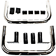 DZ3700303 Nerf Bars Polished Nerf Bars, Covers Cab Length - Set of 2 - Universal Nerf Bars
