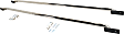 DZ99603 Bed Rails - Polished, Stainless Steel, Direct Fit, Set of 2