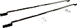 DZ99603 Bed Rails - Polished, Stainless Steel, Direct Fit, Set of 2