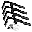2021 GMC Acadia - Running Board Mounting Kit - Textured Black, Steel, Custom Fit, Kit