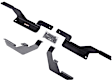 DZ16275 Running Board Mounting Kit - Black, Steel, Custom Fit, Kit