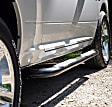 DZ372041 Ultrablack Series Nerf Bars Powdercoated Black, Covers Cab Length - Set of 2