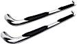 DZ373533 Stainless Steel Series Nerf Bars Polished, Covers Cab Length - Set of 2
