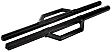 DZ66301B Hex Series Nerf Bars Gloss Black, Covers Cab Length - Set of 2