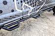 DZ66341WTB Hex Series Nerf Bars Black, Wheel to wheel - Set of 2