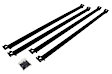 2020 GMC Canyon - Bed Rails, 61.7,  in. Bed, Powdercoated Textured Black, Aluminum, Set of 4