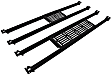 2020 Jeep Gladiator - Overaland Series Headache Rack, Louver, Textured Black, Sold individually