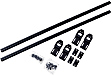 2020 GMC Canyon - Bed Rails, 74.0,  in. Bed, Mid Size, Powdercoated Textured Black, Aluminum, Set of 2