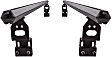 2020 GMC Canyon - Bed Rails, 74.0,  in. Bed, Mid Size, Powdercoated Textured Black, Aluminum, Set of 2