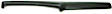905 Dash Cover, Black, Molded; Overlay Over Factory Dash, Dash Cap Series