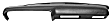 1973 Dodge Challenger - Dash Cover, Black, Molded; Overlay Over Factory Dash, With Speaker Perforations, With Air Conditioning, Dash Cap Series