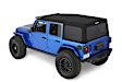 2024 Jeep Wrangler - Supertop Ultra Squareback, Soft Top, Black diamond, Frameless Design, No Doors Included, Vinyl Coated Polyester and Cotton