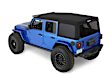 2024 Jeep Wrangler - Supertop Ultra Squareback, Soft Top, Black diamond, Frameless Design, No Doors Included, Vinyl Coated Polyester and Cotton