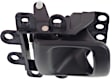 Front, Passenger Side Interior Door Handle, Textured Black, Without Door Lock Hole, 4 Cyl., 2.0L Engine