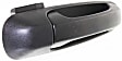 Front, Passenger Side Textured Black Exterior Door Handle, Without Key Hole