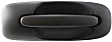 Front, Passenger Side Textured Black Exterior Door Handle, Without Key Hole