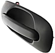 Front, Passenger Side Textured Black Exterior Door Handle, Without Key Hole