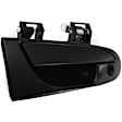Front, Passenger Side Smooth Black Exterior Door Handle, With Key Hole