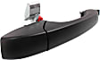 Front Or Rear, Passenger Side Exterior Door Handle, Primed, Without Key Hole, With Button
