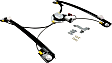 Front, Driver Side Power Window Regulator, With Motor