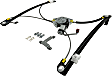 Front, Driver Side Power Window Regulator, With Motor