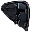 2001-2003 Dodge Grand Caravan - Passenger Side Tail Light, without Bulb, Halogen, Clear and Red Lens