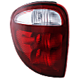 2003 Dodge Grand Caravan Base - Driver Side Halogen Tail Light, Without bulb(s), OE Replacement