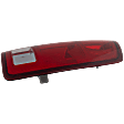 Passenger Side Tail Light, with Bulb, Halogen, Clear and Red Lens, With Circuit Board
