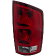 Passenger Side Tail Light, with Bulb, Halogen, Clear and Red Lens, With Circuit Board