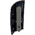 Passenger Side Tail Light, with Bulb, Halogen, Clear and Red Lens, With Circuit Board