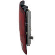 Passenger Side Tail Light, with Bulb, Halogen, Clear and Red Lens, With Circuit Board