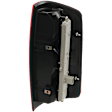Driver Side Tail Light, with Bulb, Halogen, Clear and Red Lens, With Circuit Board