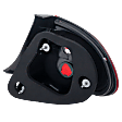Driver Side Tail Light, without Bulb, Halogen, Clear and Red Lens