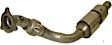 108362 Center Catalytic Converter, 3.5L, 6Cyl, CARB and Federal EPA Standards, 50-state Legal, Exact Fit Series, Direct Fit