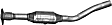 14498 Rear Catalytic Converter, Federal EPA Standard, 46-State Legal (Cannot ship to CA, CO, NY or ME), Exact Fit Series, Direct Fit