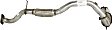 1998 Ford Contour - Front Catalytic Converter, 4 Cyl 2.0L, Federal EPA Standard, 46-State Legal (Cannot ship to CA, CO, NY or ME), Exact Fit Series