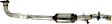 16185 Driver Side Catalytic Converter, 2.8L, 6Cyl, Federal EPA Standard, 46-State Legal (Cannot ship to CA, CO, NY or ME), Standard Series, Direct Fit
